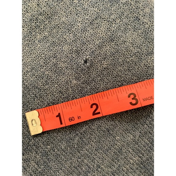 Northern Isles Premium Mens Blue Wool Blend Quarter Zip Sweater L/G - Picture 4 of 9